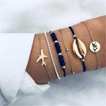 Load image into Gallery viewer, Ahmed 15 Style Bohemian Trendy Bracelet sets for Women Fashion Plain Shell Map Heart Animal Palm Beads Tassel Bracelets Jewelry