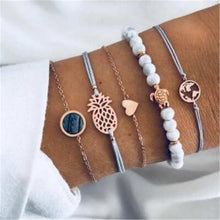 Load image into Gallery viewer, Ahmed 15 Style Bohemian Trendy Bracelet sets for Women Fashion Plain Shell Map Heart Animal Palm Beads Tassel Bracelets Jewelry